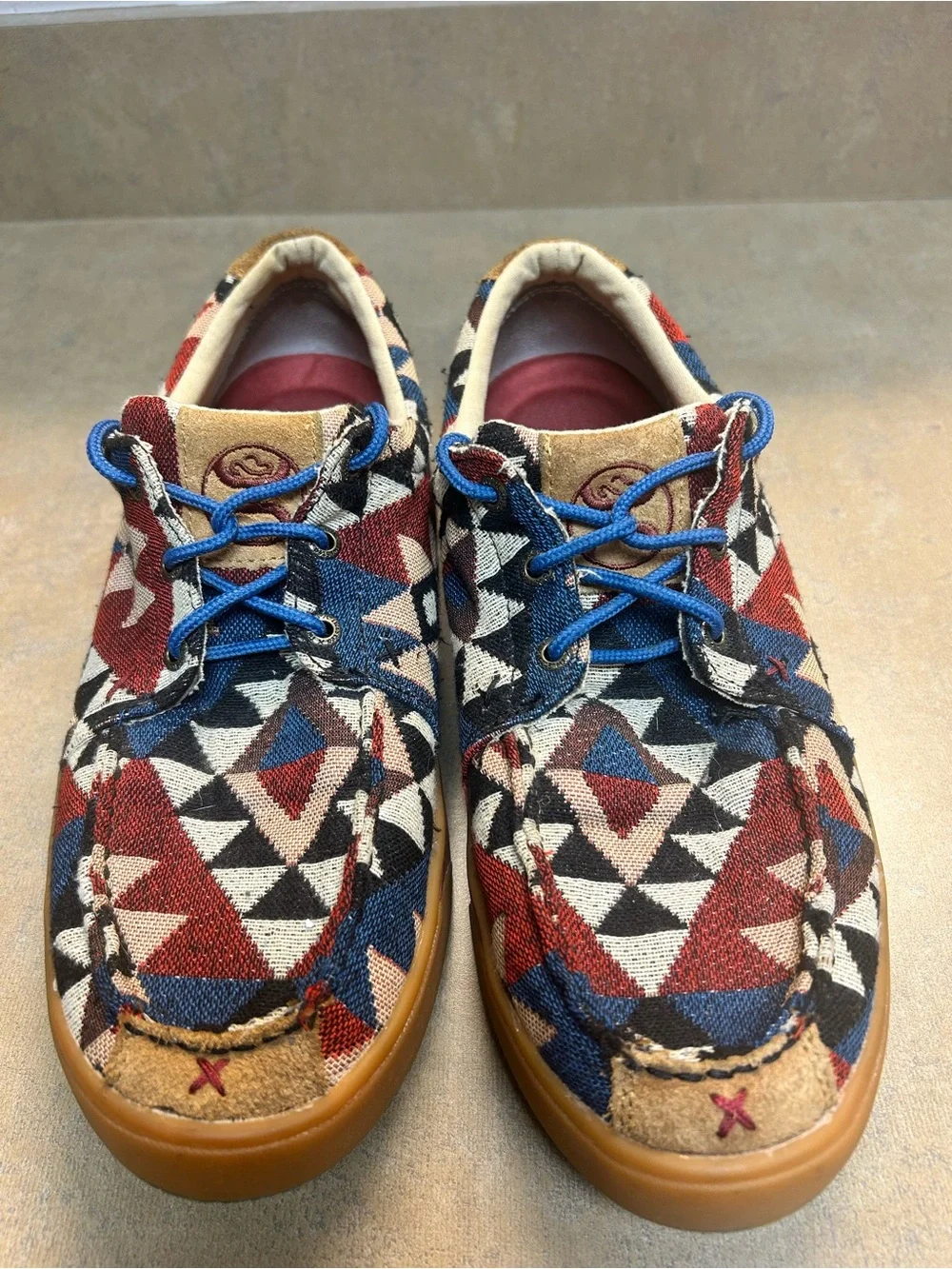 Twisted X Hooey Loper Multicolor MHYC006 Canvas Lace-Up Sneakers Mens Size 10.5M